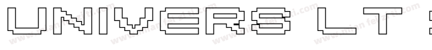 Univers LT Std 55 Ro字体转换